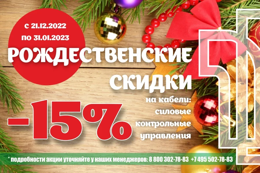 Рождественские скидки!